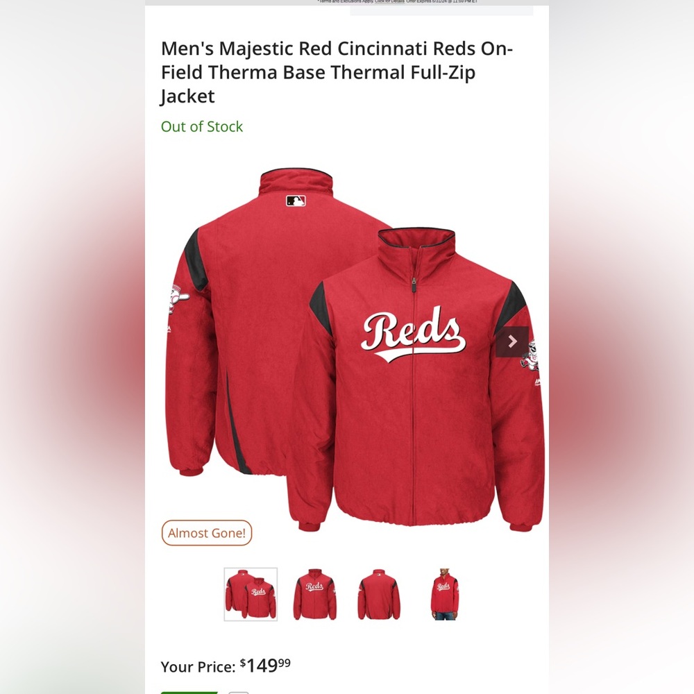 Cincinnati Reds Jacket - Picture 8 of 10